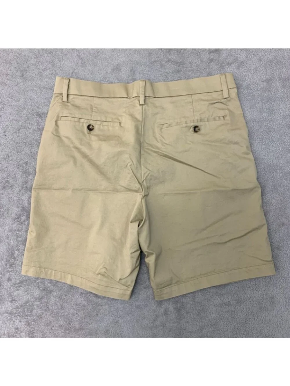 NWOT Banana Republic Men's 34  Beige Stretch Chino Shorts